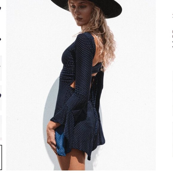 NWT Her Pony The Label Lunar Backless Pixie Dress - Picture 2 of 6